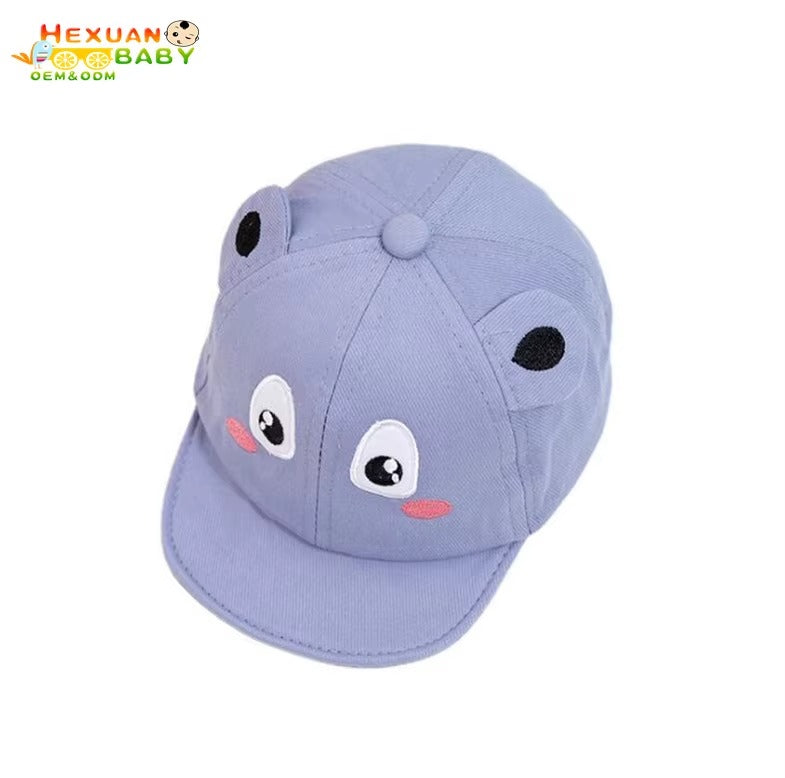 Fashion Cartoon Bear Ears Baby Baseball Cap Adjustable Toddler Hat