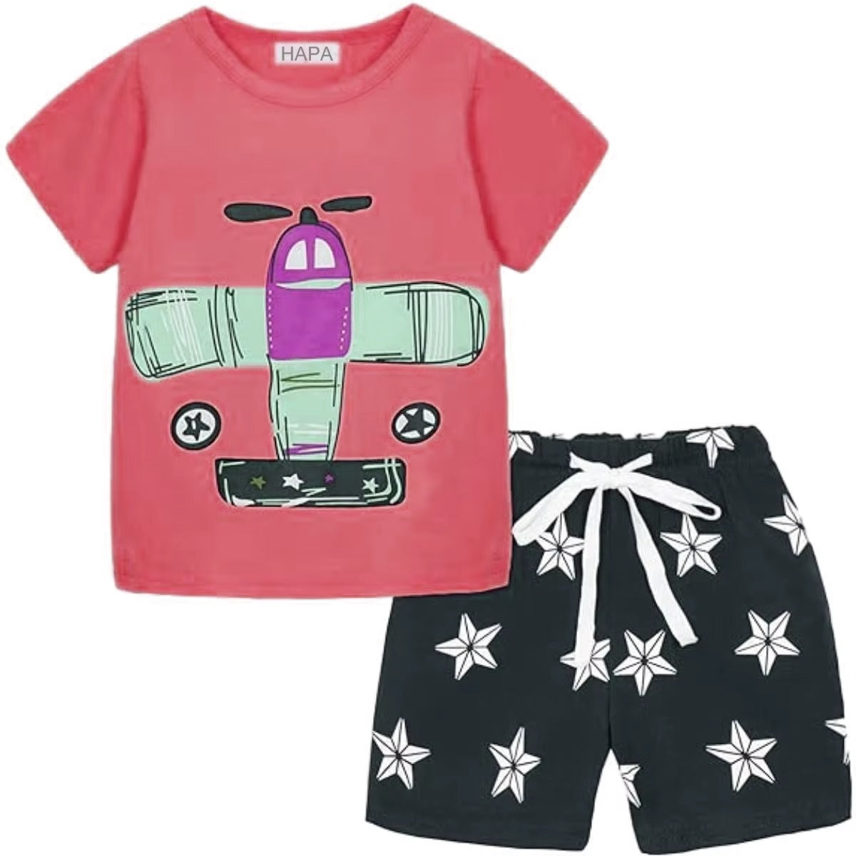 Boys High-Quality Summer T-Shirt & Shorts Kids Vacation Clothing Set