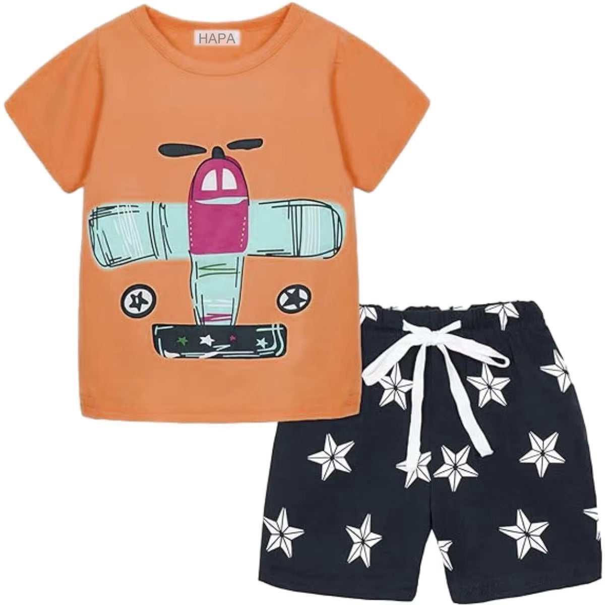 Boys High-Quality Summer T-Shirt & Shorts Kids Vacation Clothing Set