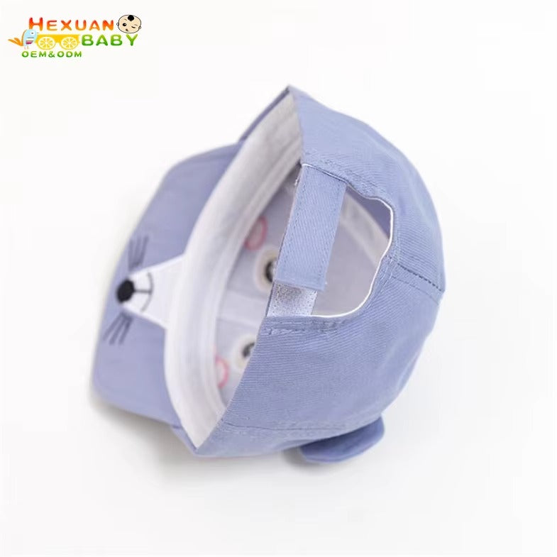 Fashion Cartoon Bear Ears Baby Baseball Cap Adjustable Toddler Hat
