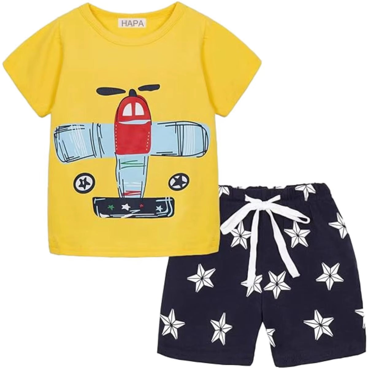 Boys High-Quality Summer T-Shirt & Shorts Kids Vacation Clothing Set