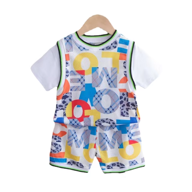 2-14Y Boys Quick Dry Short Sleeve Sport 2-Piece Set