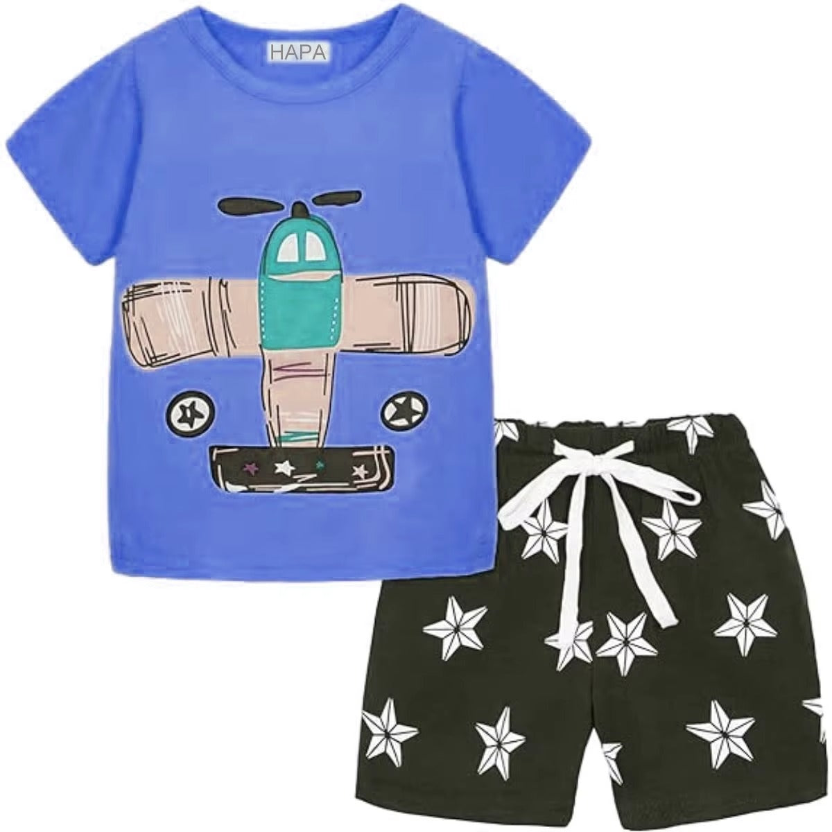 Boys High-Quality Summer T-Shirt & Shorts Kids Vacation Clothing Set